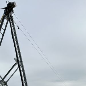 Dokončení stavby vleku.